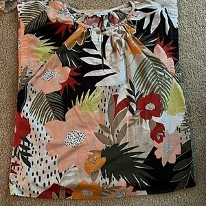 LOFT Floral Print Blouse Description